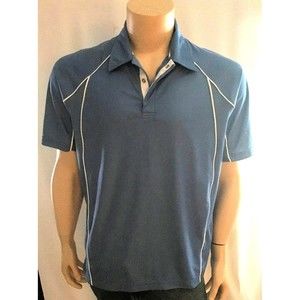 Under Armour Golf Polo Shirt Medium Federal Blue Legends Golf & CC